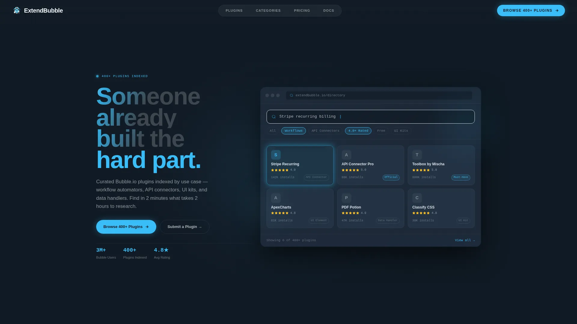 Powerful Plugin | Free Website Template | Rocket