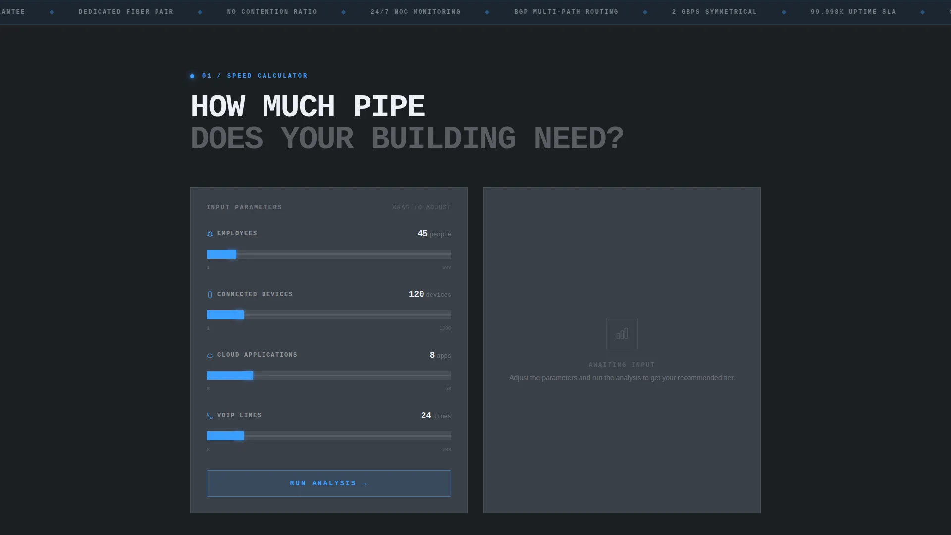 Business Internet Landing Page Template