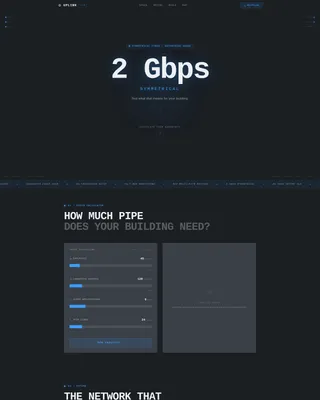 Business Internet Landing Page Template