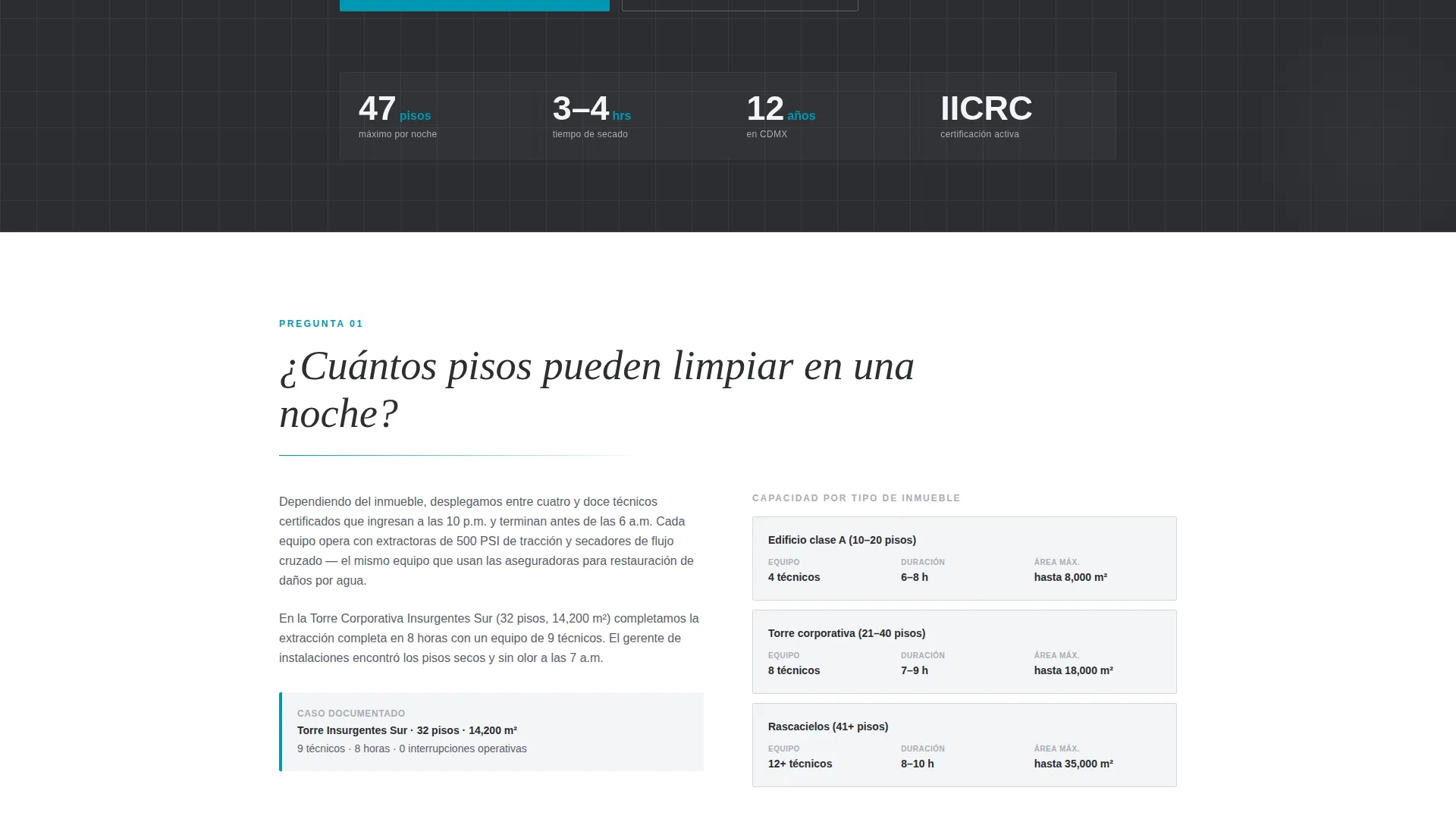 Commercial Carpet Cleaning Landing Page Template