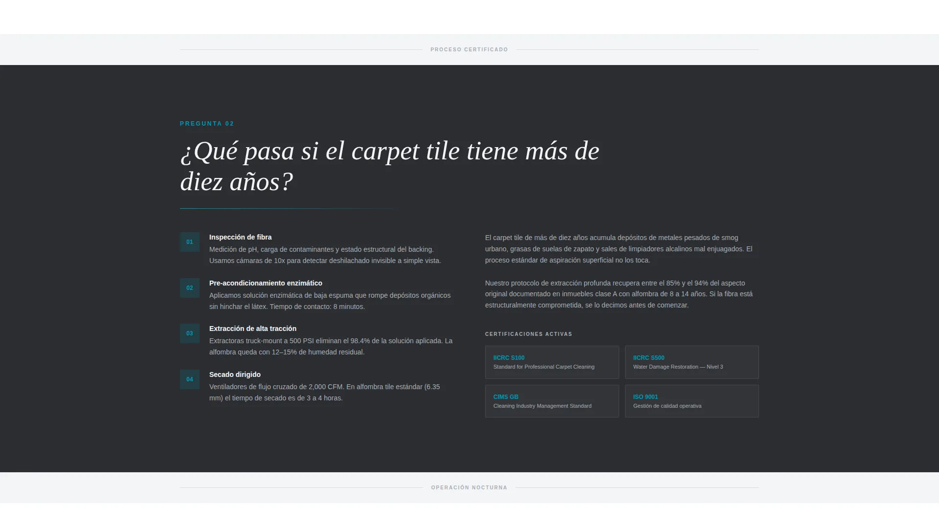 Commercial Carpet Cleaning Landing Page Template