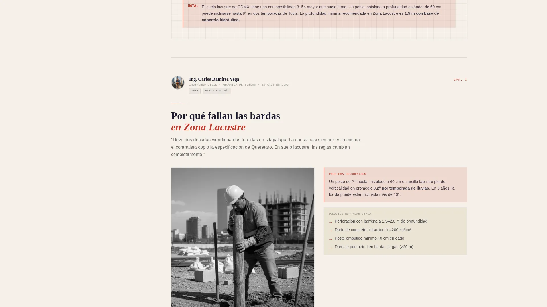 Fencing Landing Page Template for Mexico City Contractors