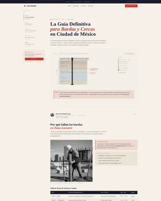 Fencing Landing Page Template for Mexico City Contractors