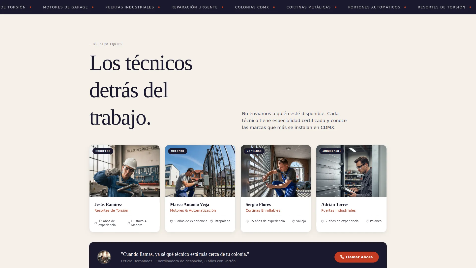 Authoritative Garagedoor Landing Page Template