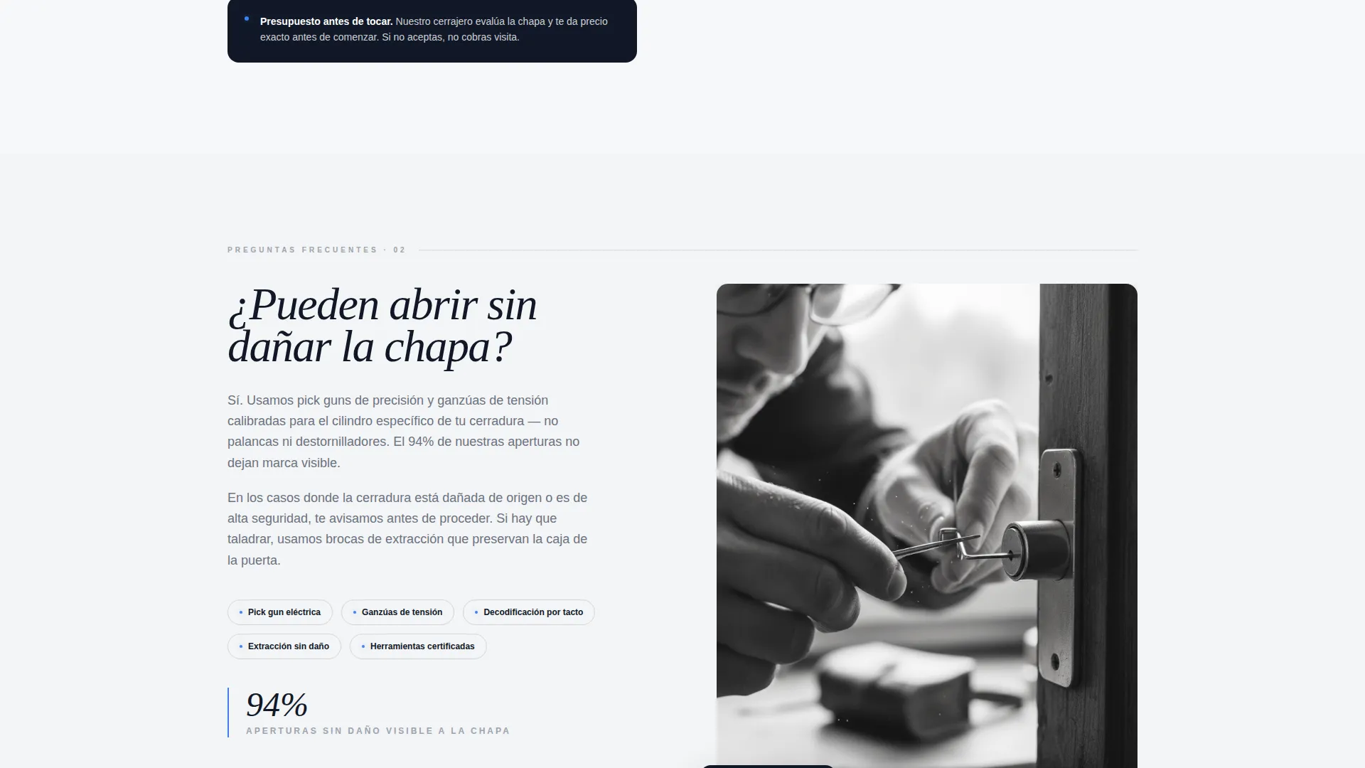 24-Hour Locksmith Landing Page Template for Mexico City