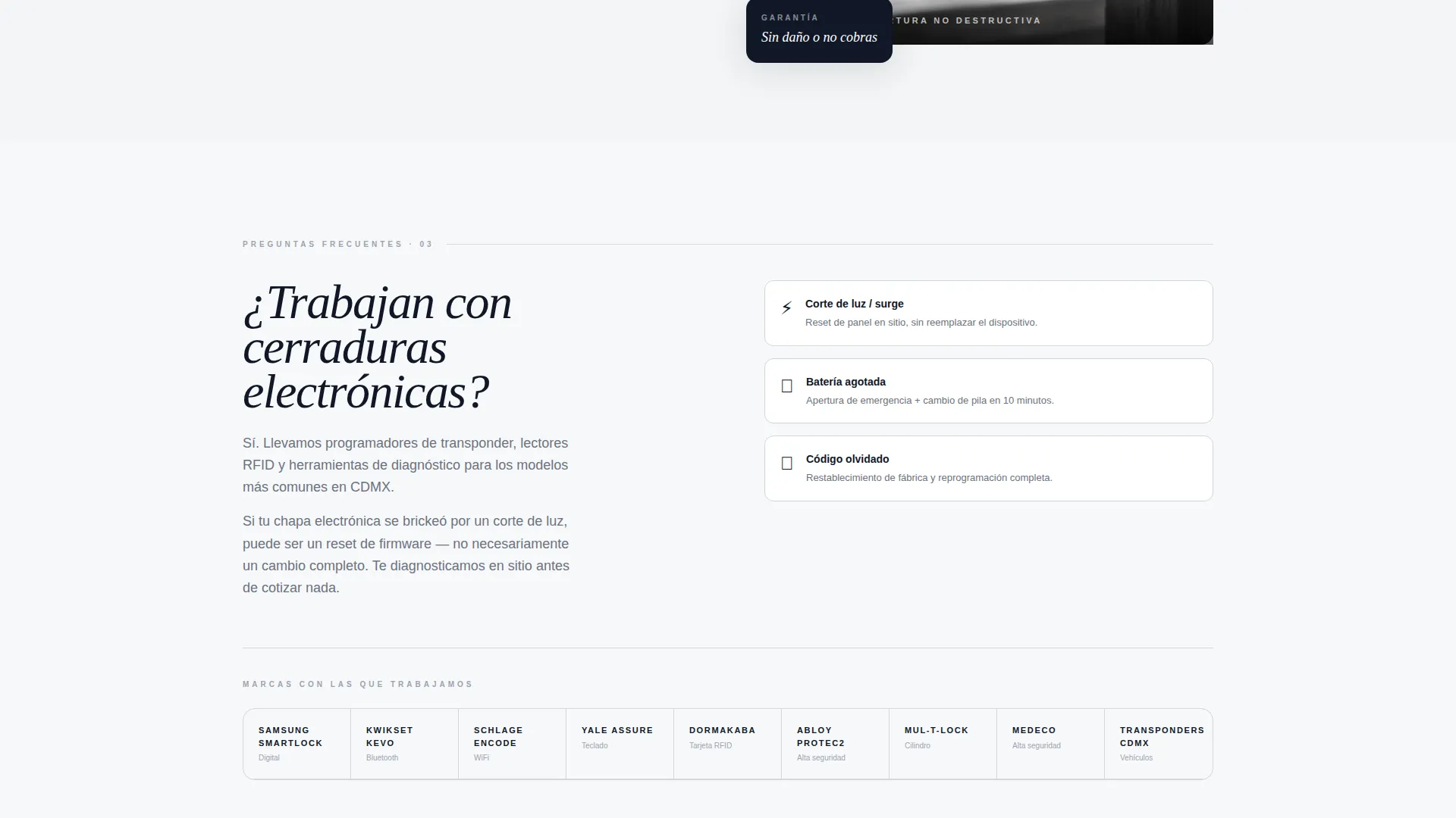 24-Hour Locksmith Landing Page Template for Mexico City