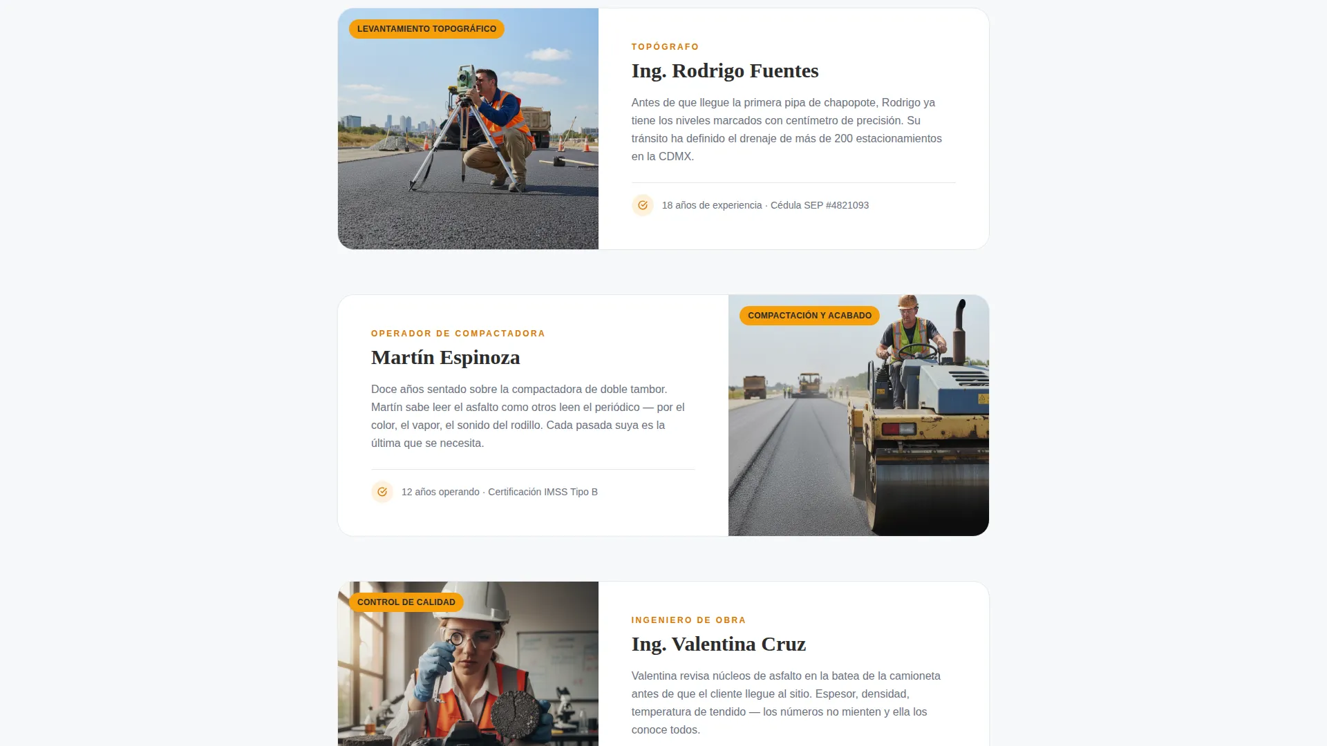 Asphalt Contractor Landing Page Template