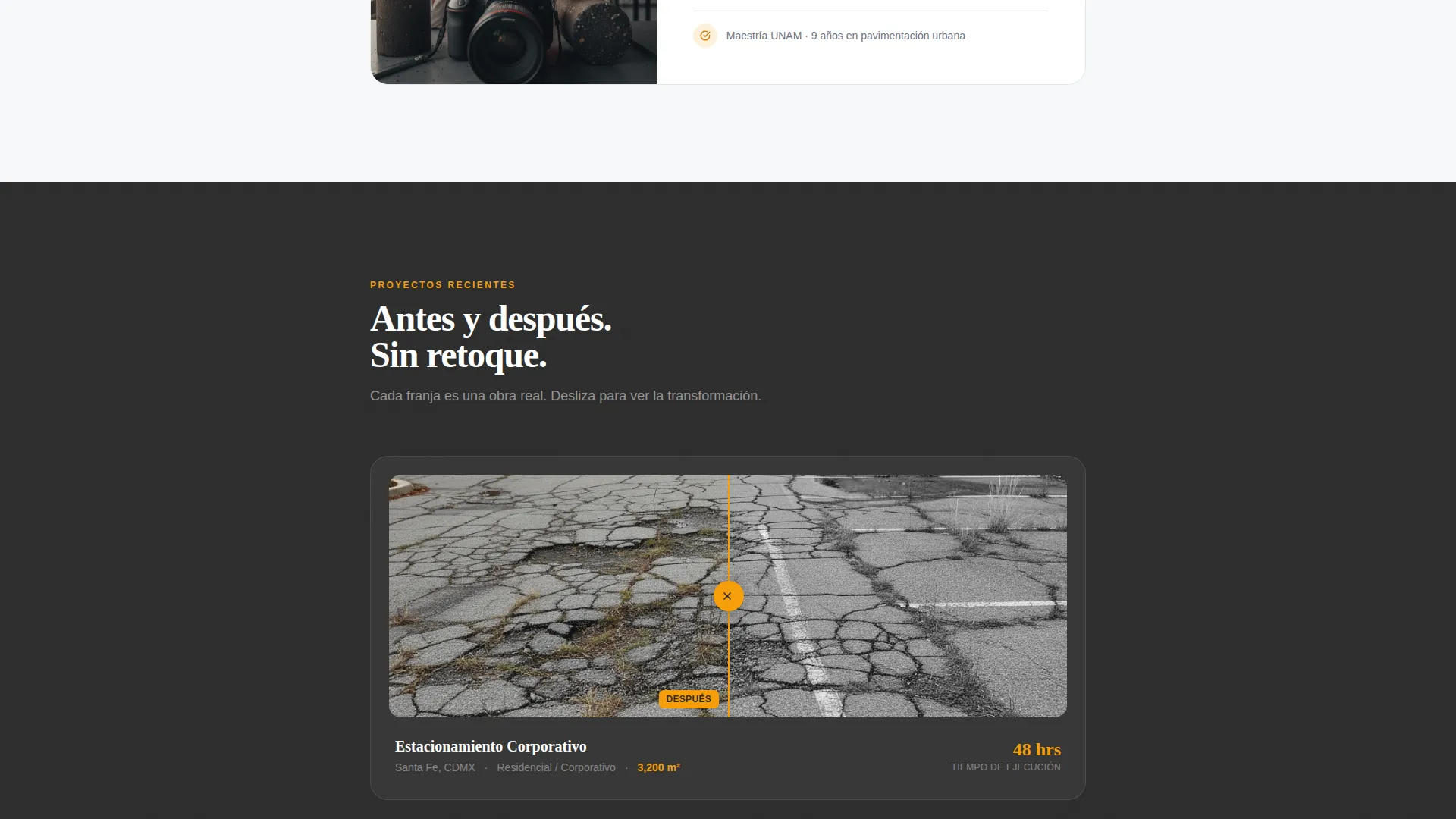 Asphalt Contractor Landing Page Template