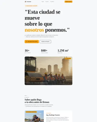 Asphalt Contractor Landing Page Template