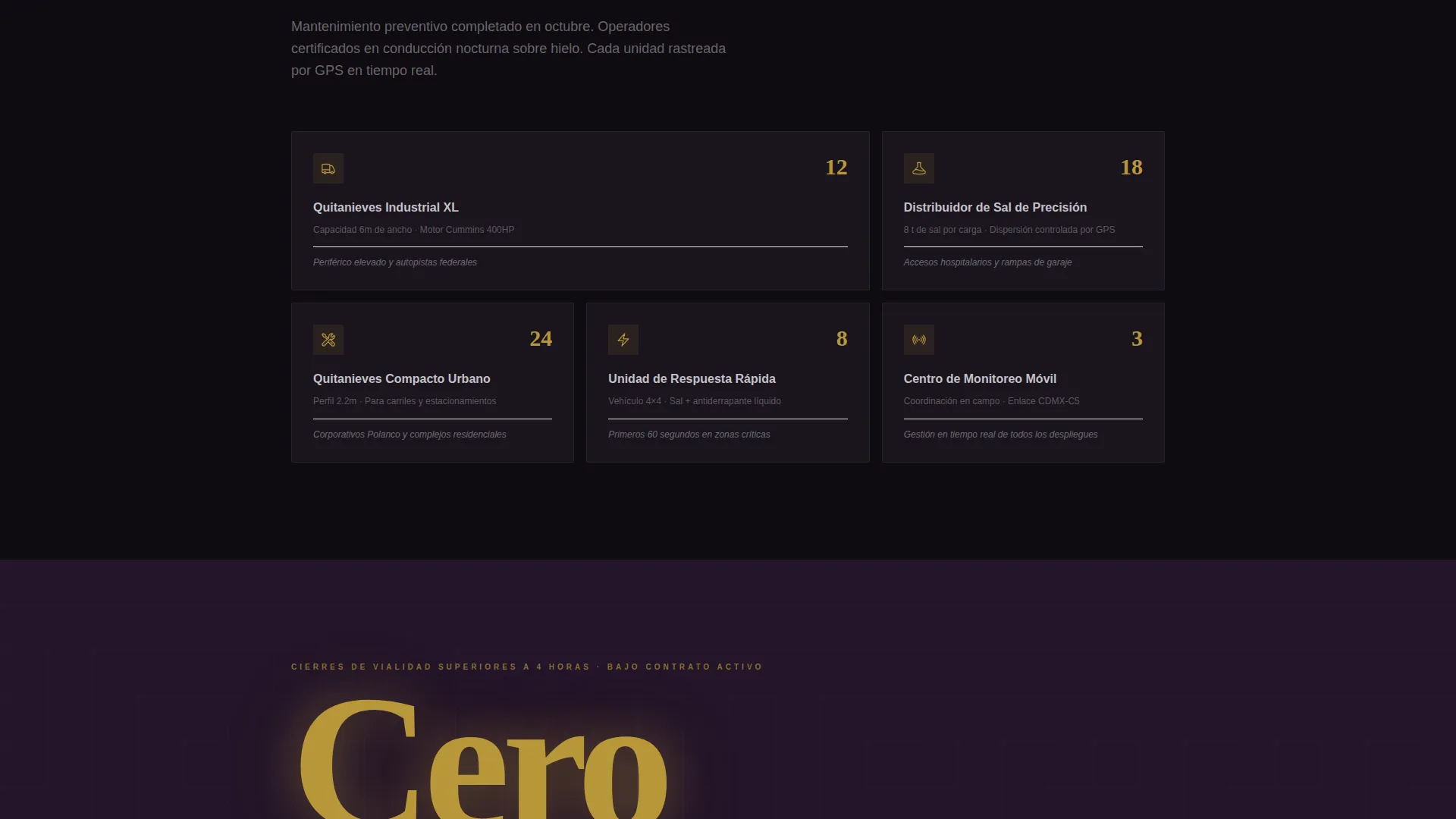 Snow Removal Landing Page Template for Elite Services
