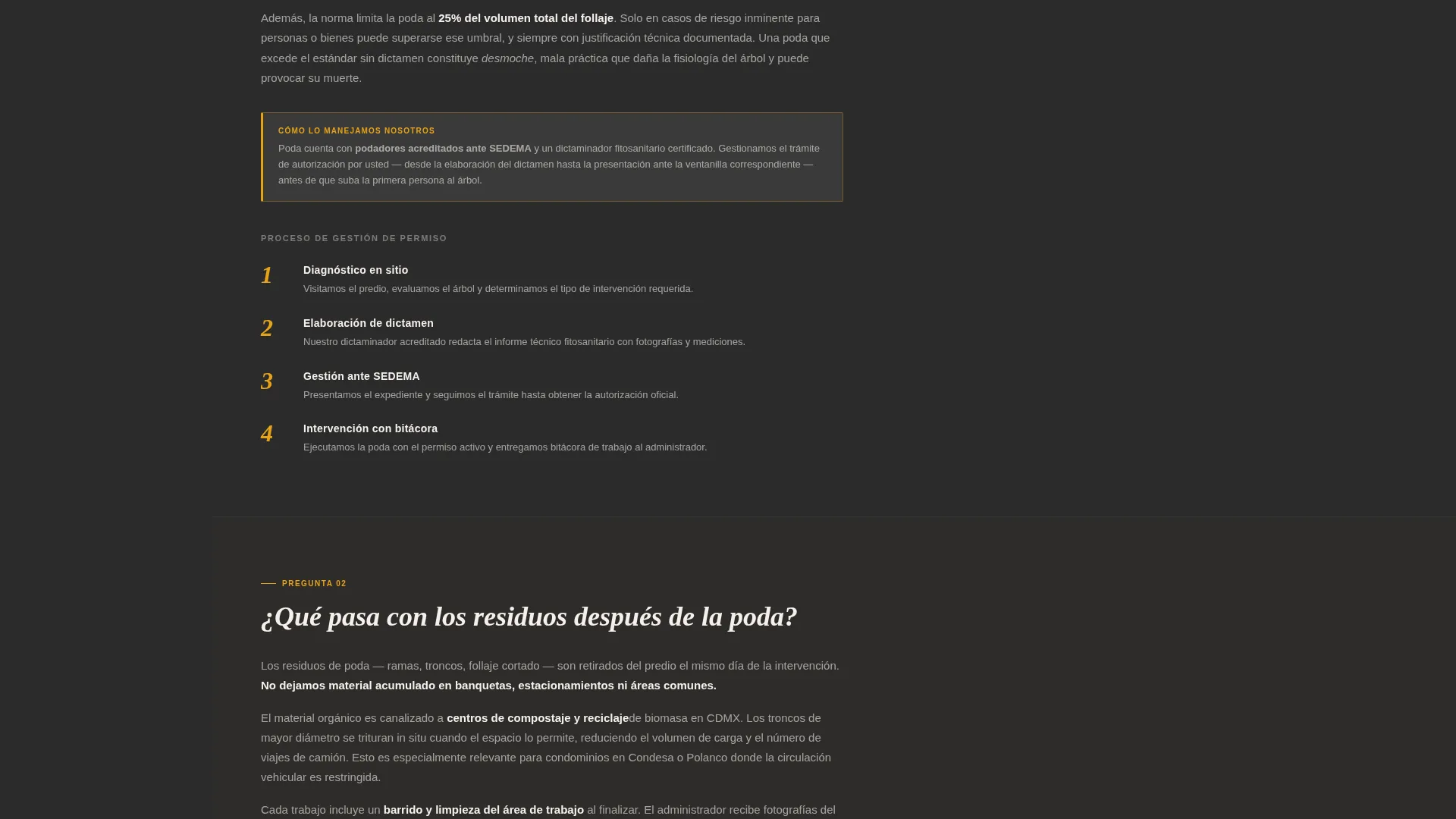 Precision Arborist Landing Page Template