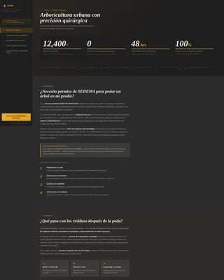 Precision Arborist Landing Page Template