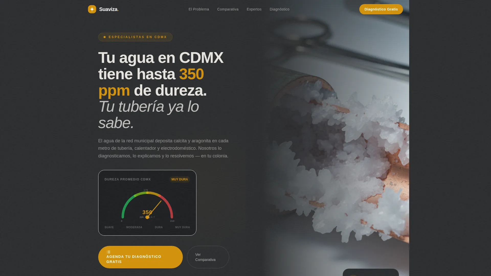 Water Softener Service Landing Page Template