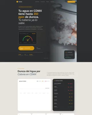 Water Softener Service Landing Page Template