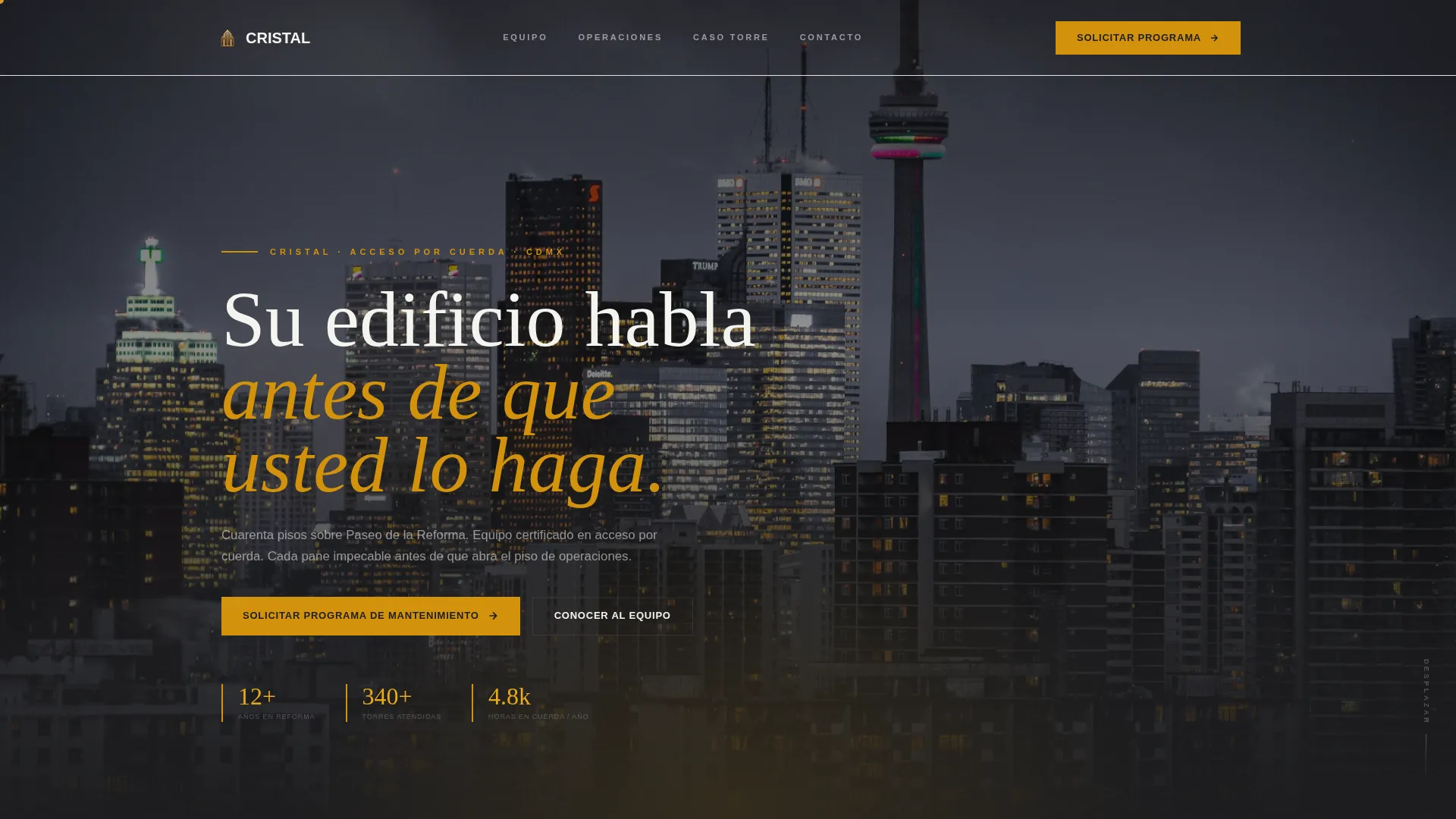 Façade Cleaning Landing Page Template for B2B Services