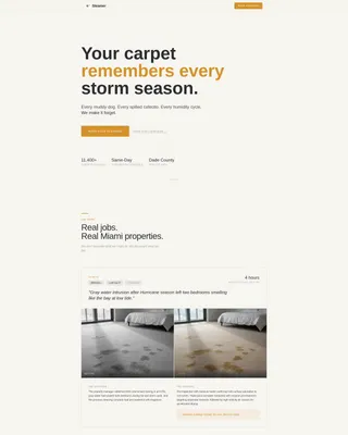 Professional Carpetcleaning | Free Website Template | Rocket