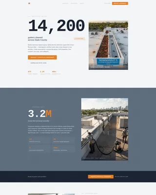 Powerful Guttercleaning | Free Website Template | Rocket