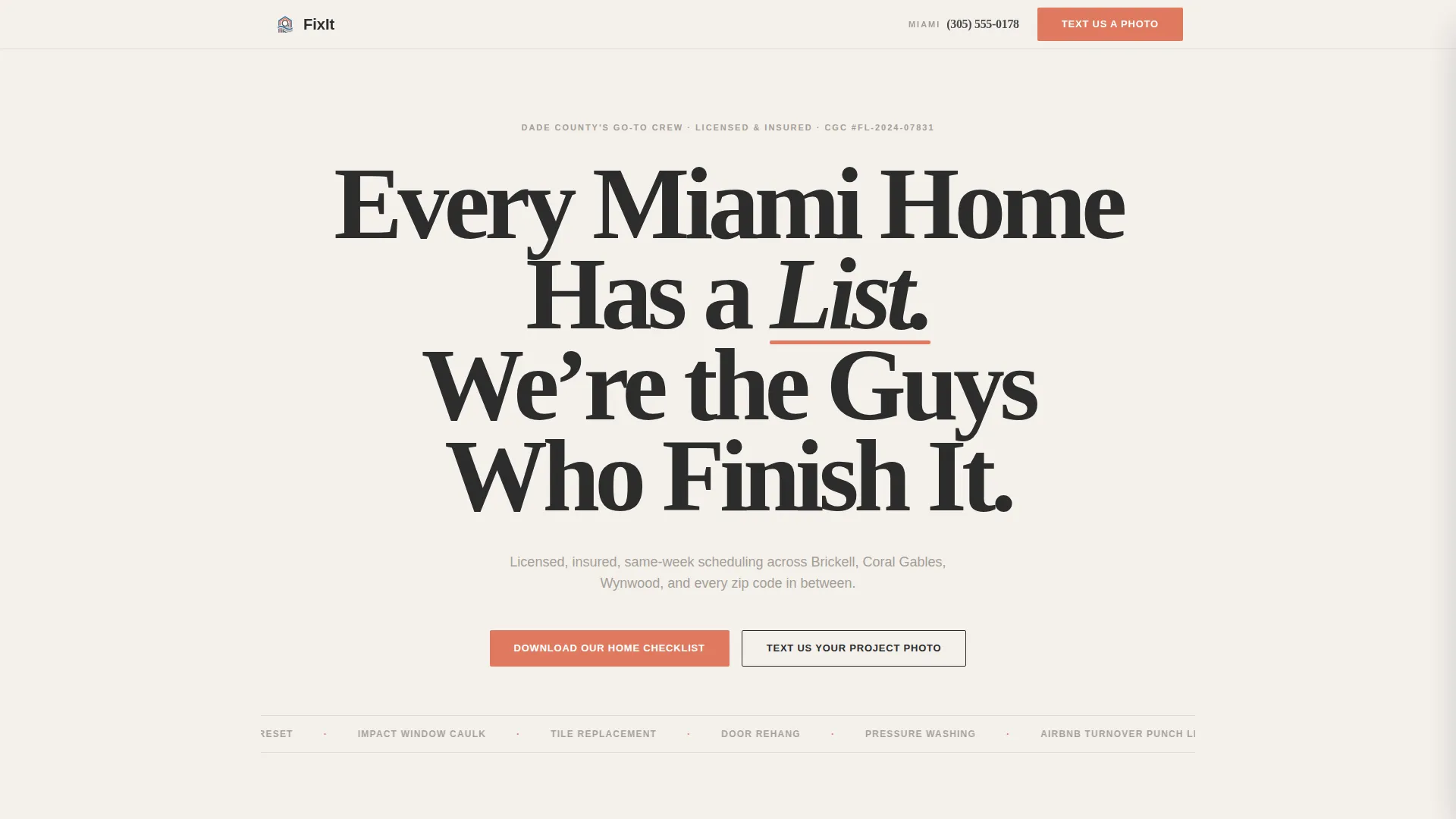 Trusted Home Repair | Free Website Template | Rocket