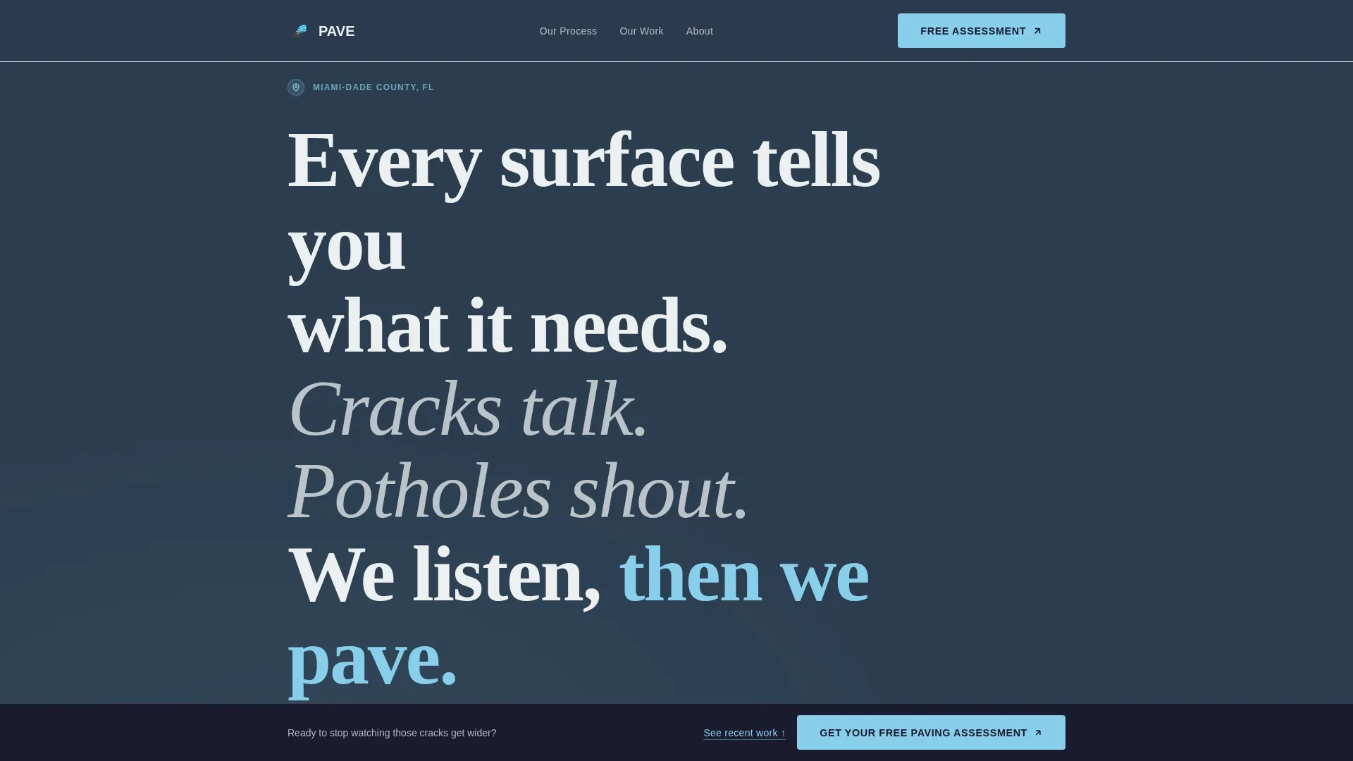 Expert Driveway Paving | Free Website Template | Rocket