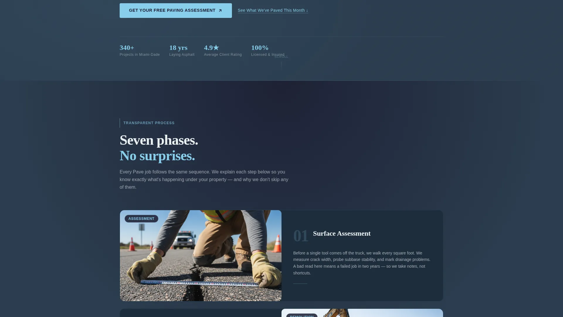 Expert Driveway Paving | Free Website Template | Rocket