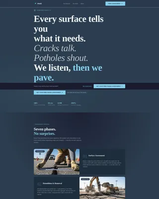 Expert Driveway Paving | Free Website Template | Rocket