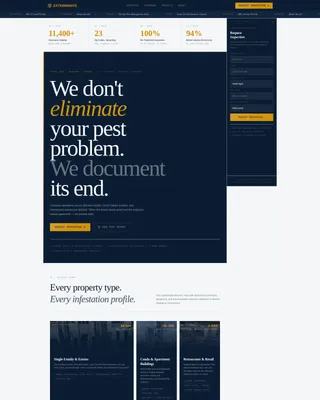 Commanding Pestcontrol | Free Website Template | Rocket