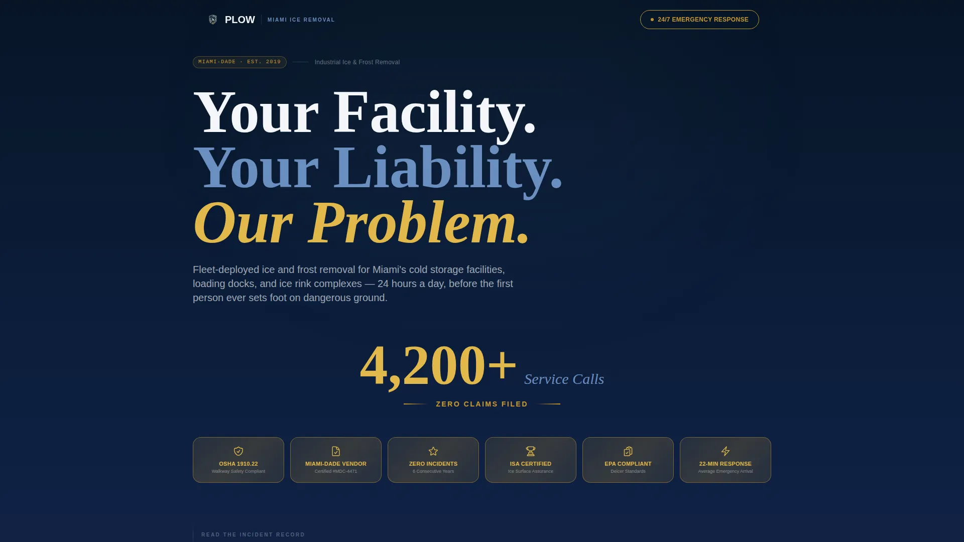 Authoritative Facility | Free Website Template | Rocket