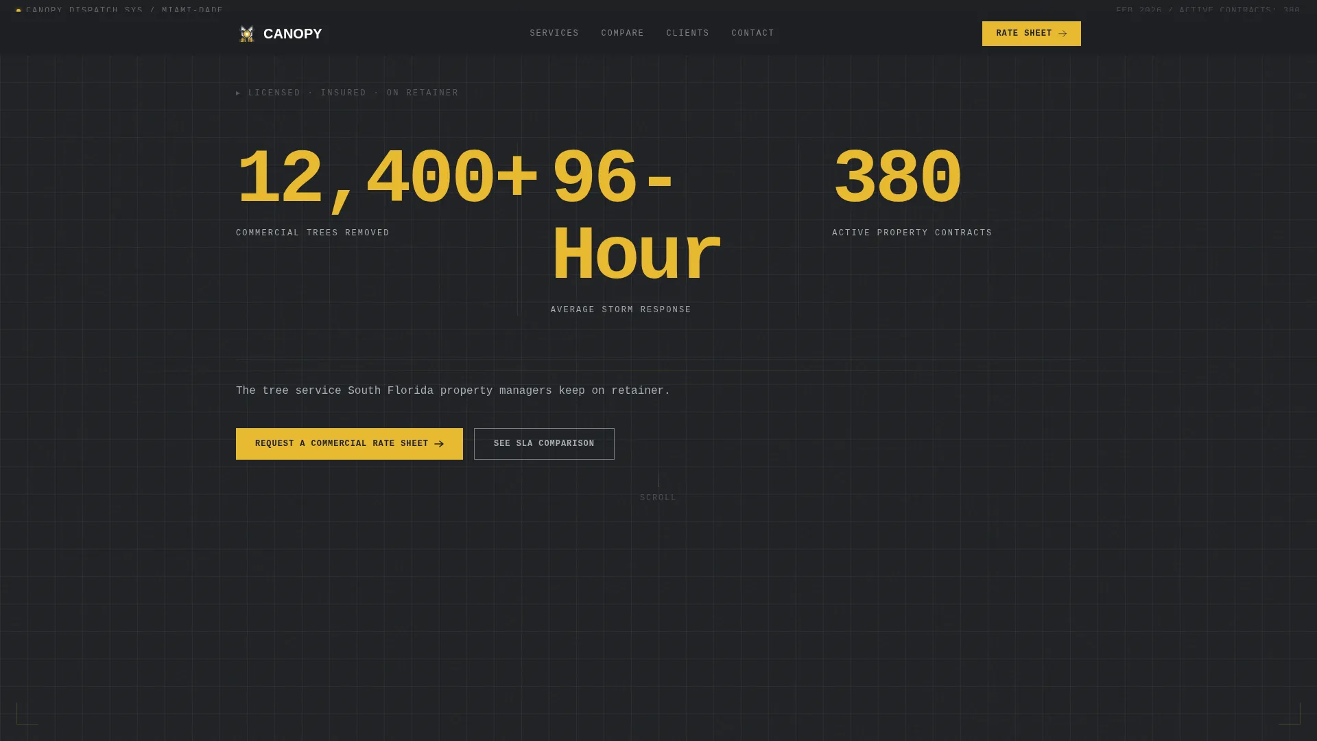 Industrial Treeservice | Free Website Template | Rocket