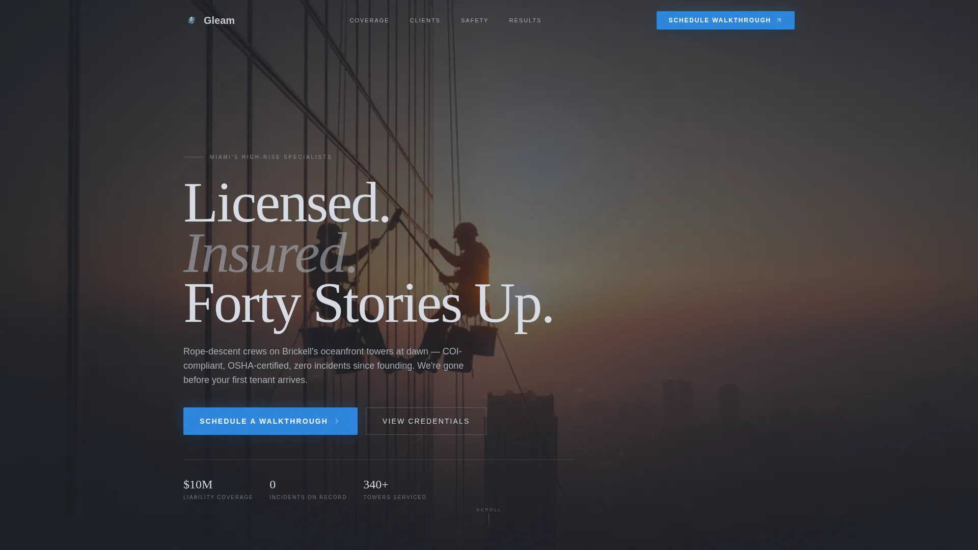 Trusted Highrise | Free Website Template | Rocket
