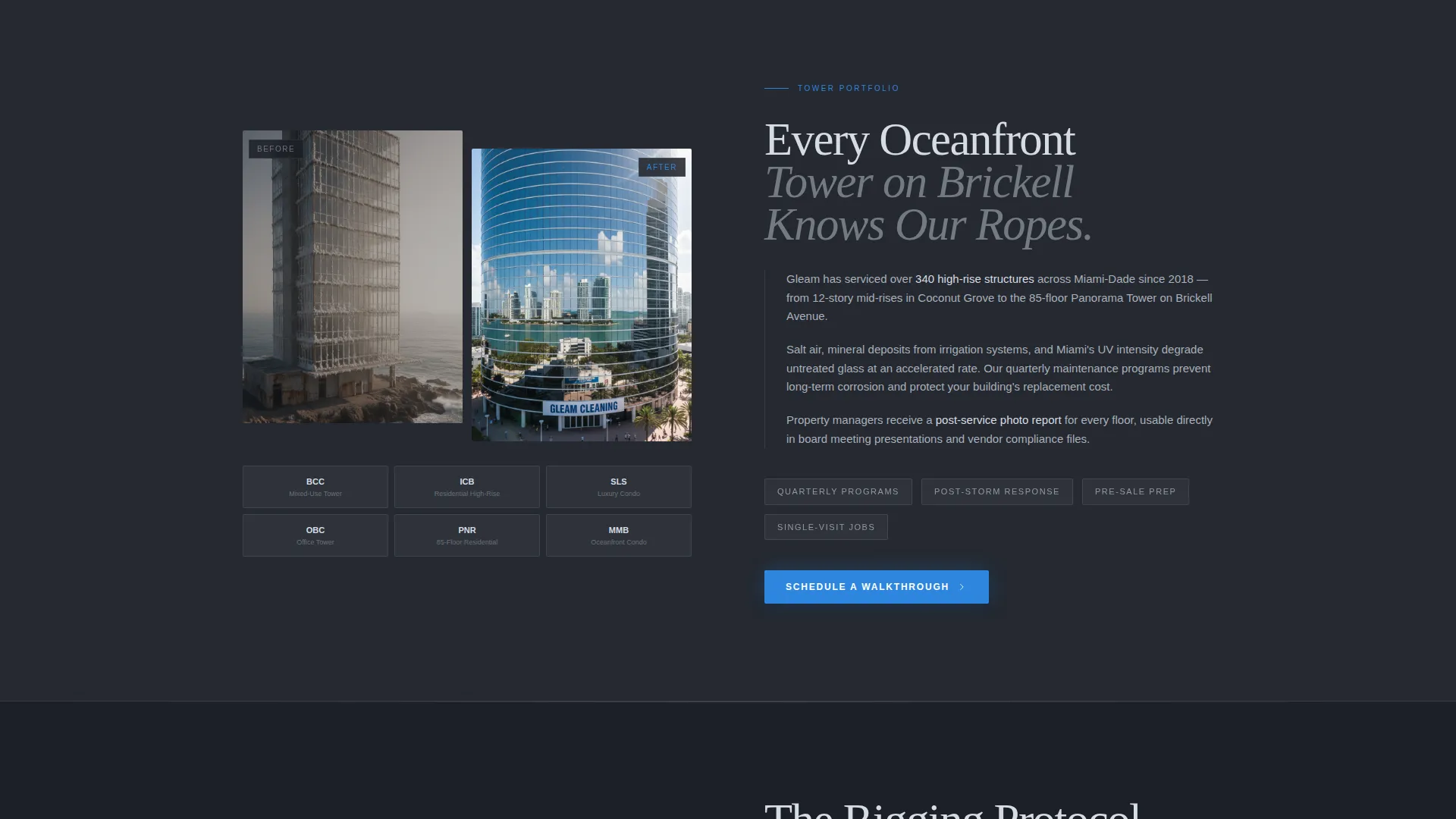 Trusted Highrise | Free Website Template | Rocket
