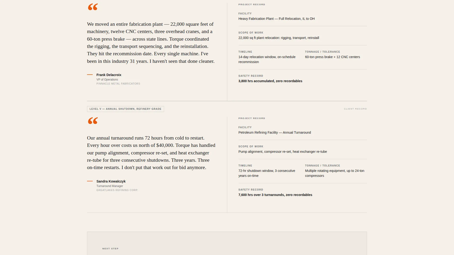 Millwright Business Reviews & Social Proof Website Template