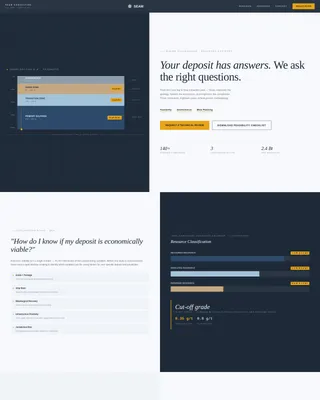 Mining Consultancy Landing Page Template