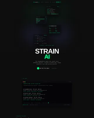 Cannabis AI Chatbot Landing Page Template