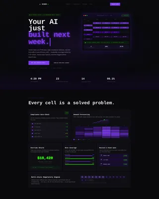 AI Dispensary Scheduling Landing Page Template