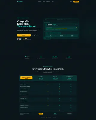 Cannabis Management Landing Page Template