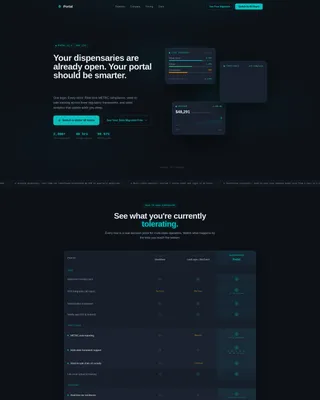 Cannabis Software & SaaS Professional Website Template