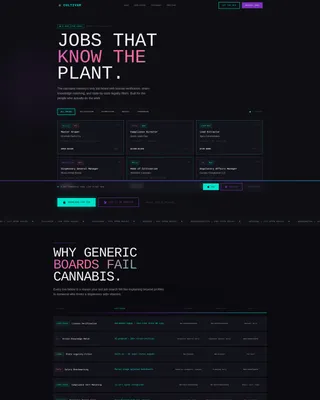 Cannabis Digital Presence Specialist Careers Website Template