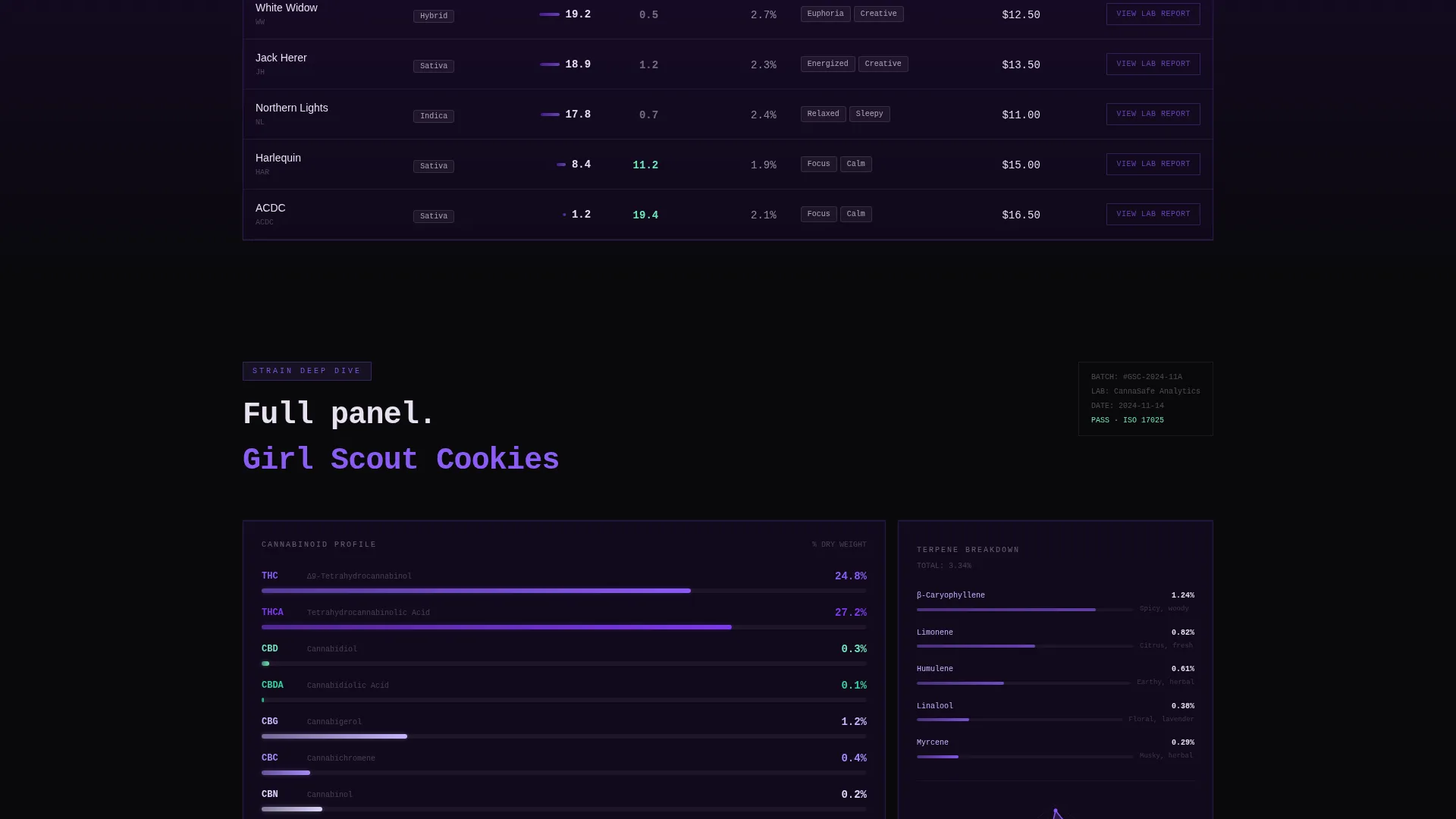 Cannabis Digital Presence Specialist Professional Website Template