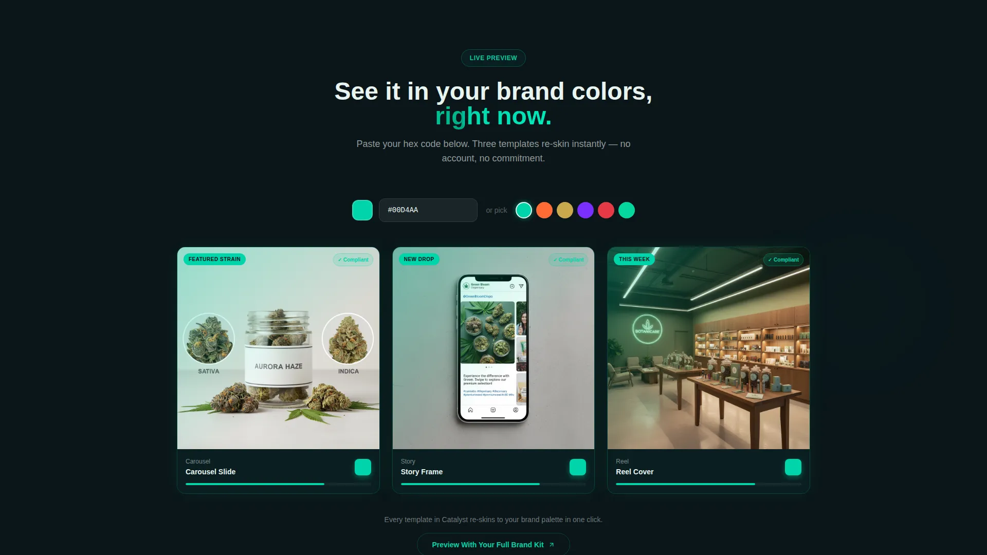 Cannabis Digital Presence Reviews Website Template