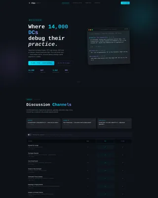 Chiropractic Community Forum Landing Page Template