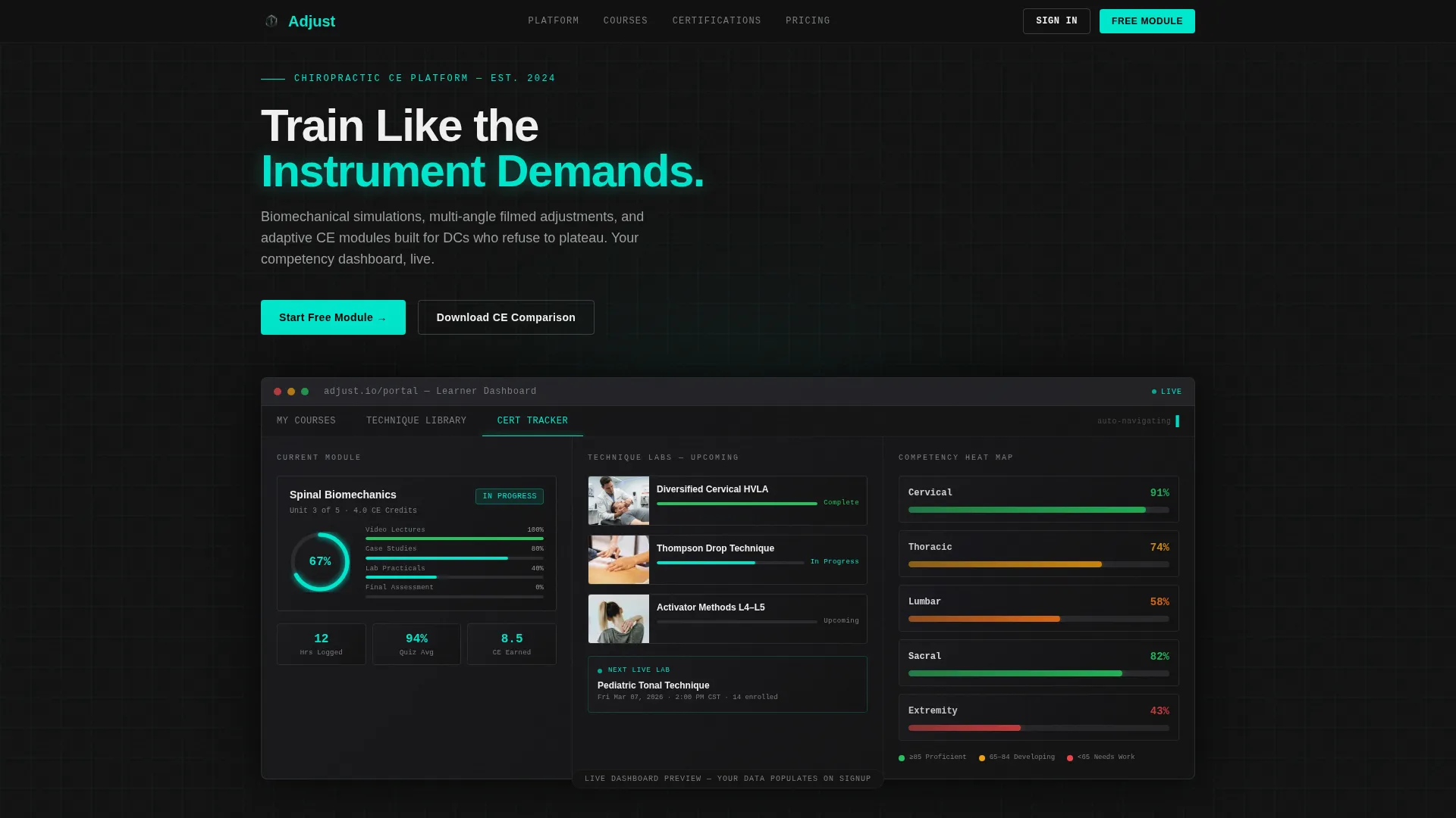 Chiropractic Digital Presence Complete Careers Website Template