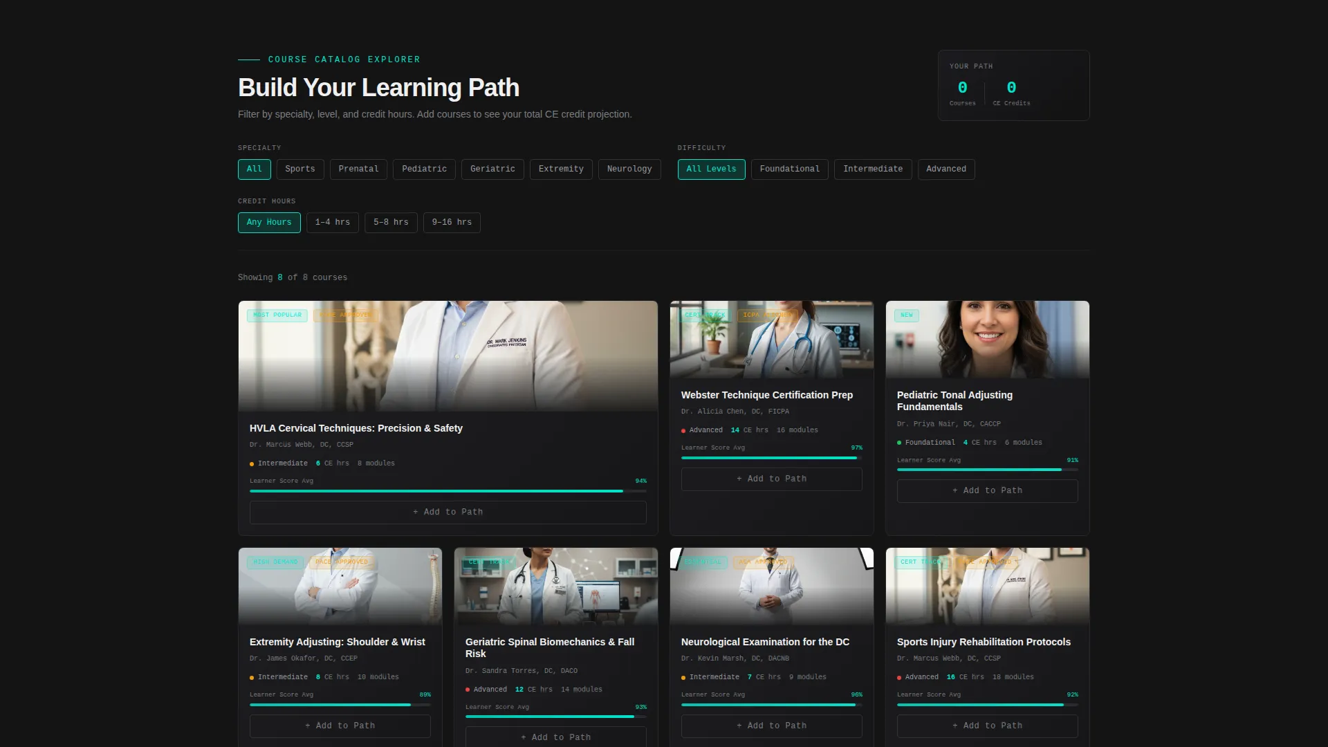 Chiropractic Digital Presence Complete Careers Website Template