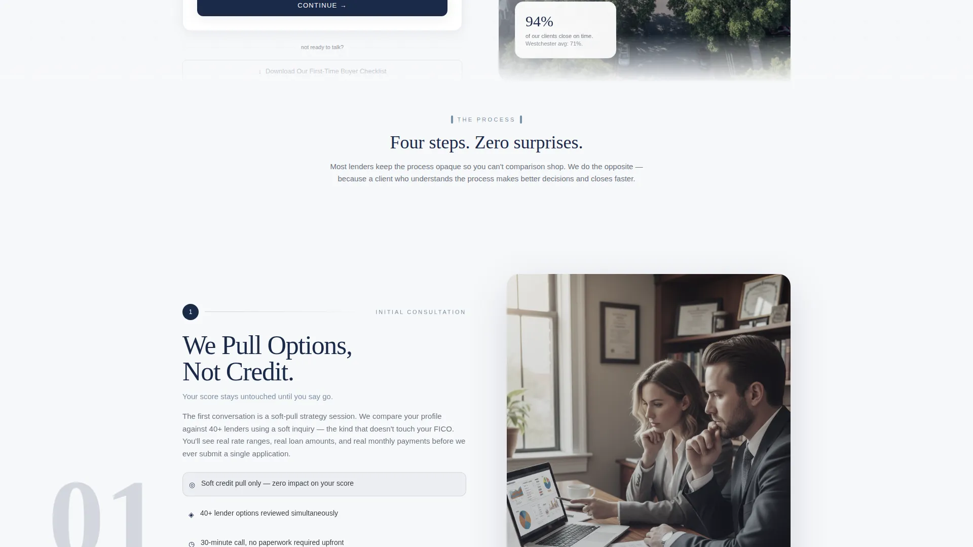 Mortgage Broker Landing Page Template