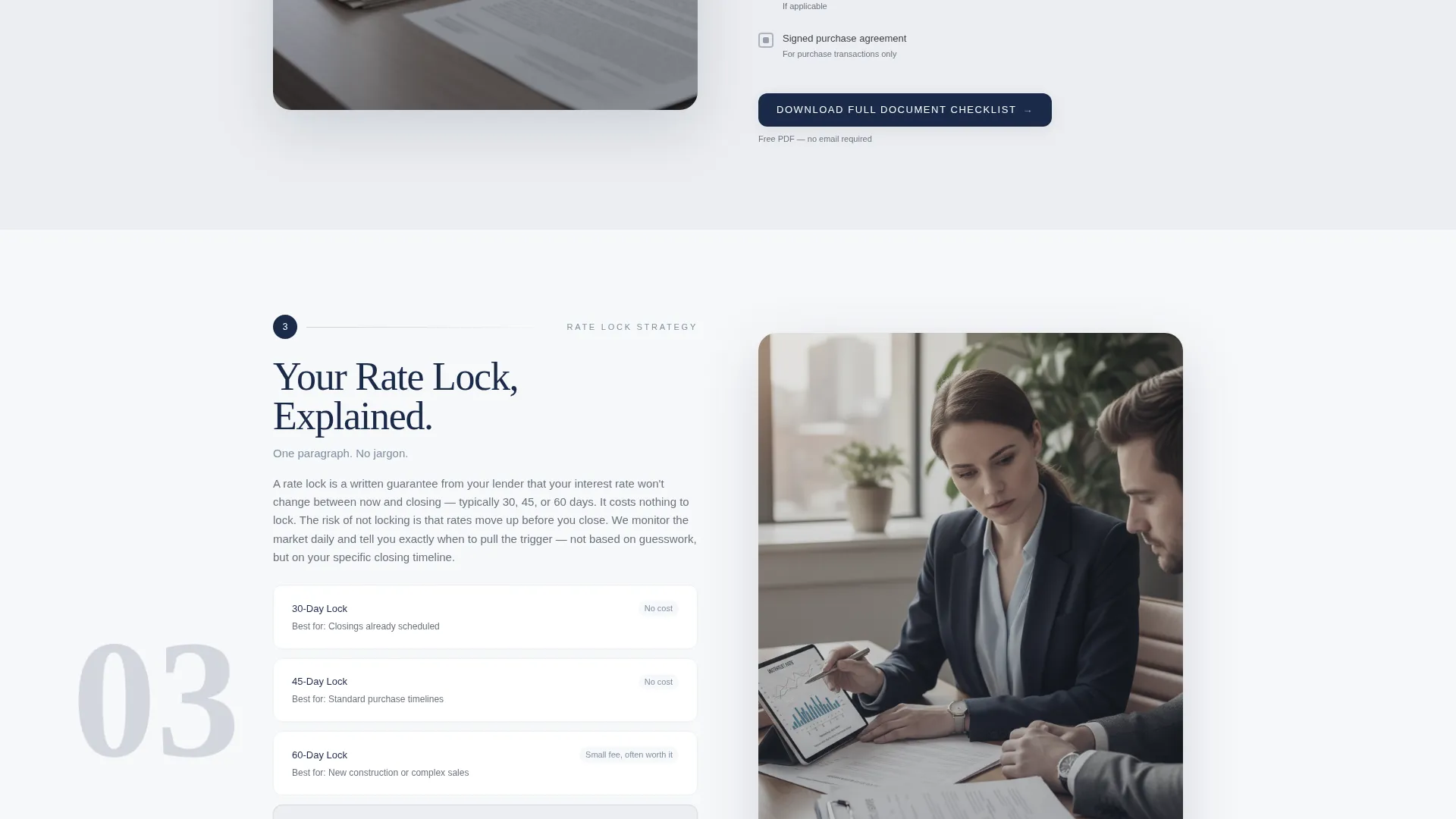 Mortgage Broker Landing Page Template
