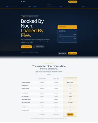 Emergency Moving Landing Page Template