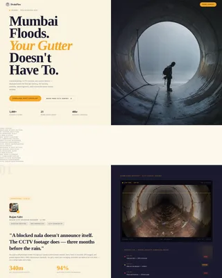 Mumbai Drainage Service Landing Page Template