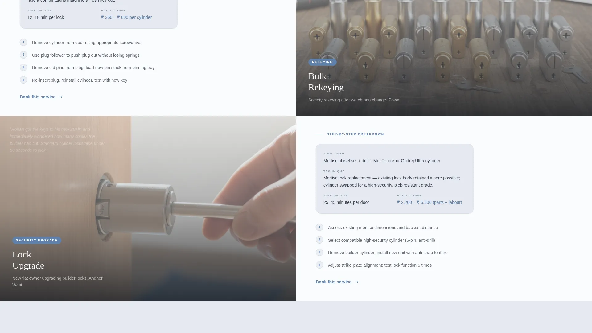 Expert Commercial Locksmith Landing Page Template