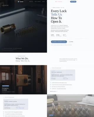 Expert Commercial Locksmith Landing Page Template