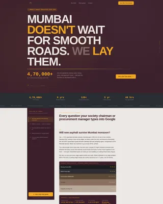 Proven Driveway Paving Landing Page Template