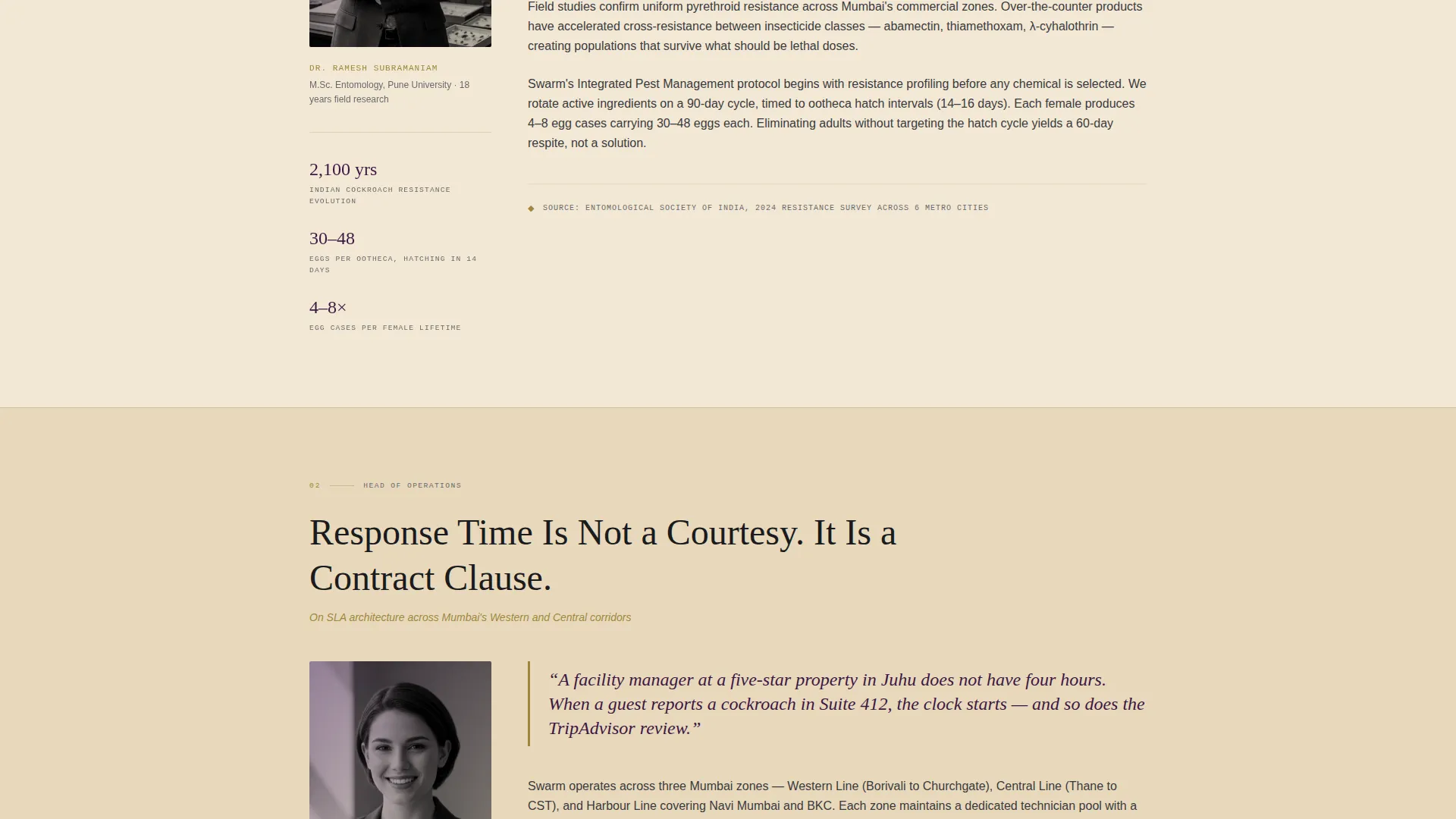 Elite Pest Elimination Landing Page Template